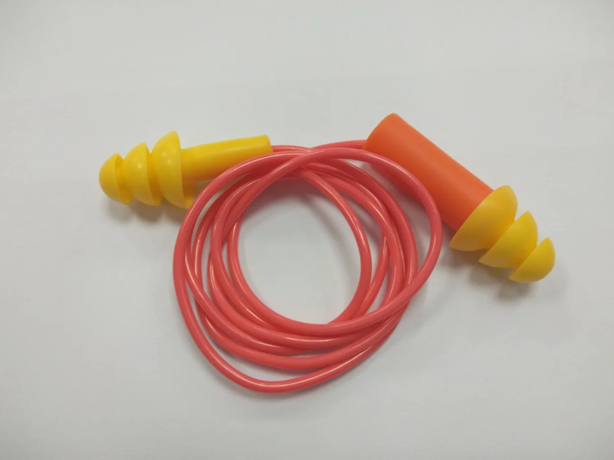 TPR Ear plugs CE ANSI Approved Reusable Earplugs