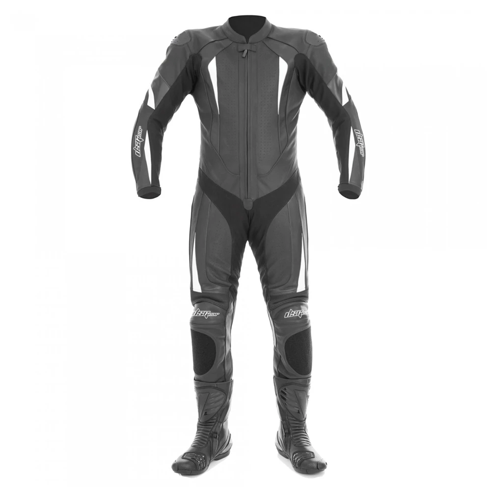 Cowhide Leather Motorbike Racing Suit CE Approved