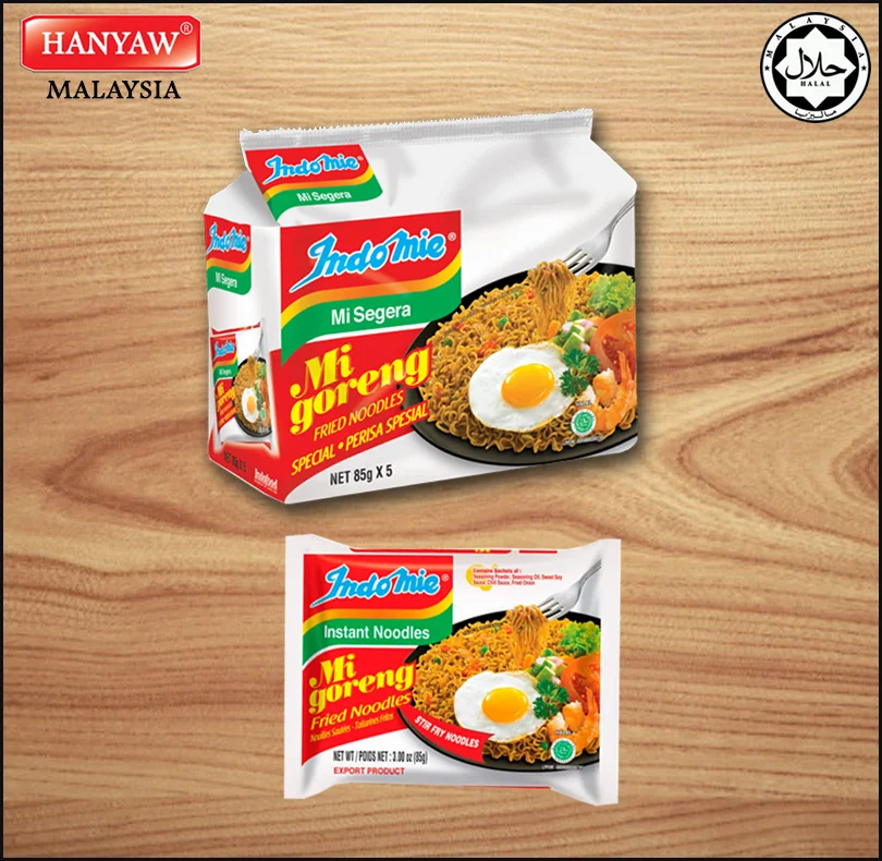 [Малайзия] Быстрая доставка + Halal сертифицированная Лапша для быстрого приготовления Mi горенка (8 шт. X 5 85