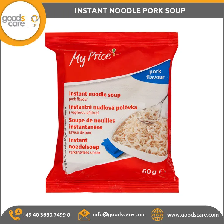 Made in Germany Best Quality Pork Flavor Instant Noodle Soup for Bulk Purchase