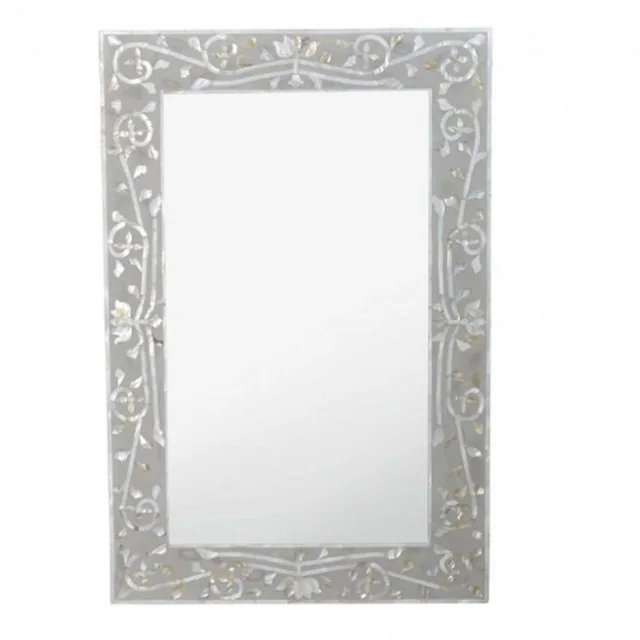 Luxury Mother of Pearl Frame Wall Mirror with best price