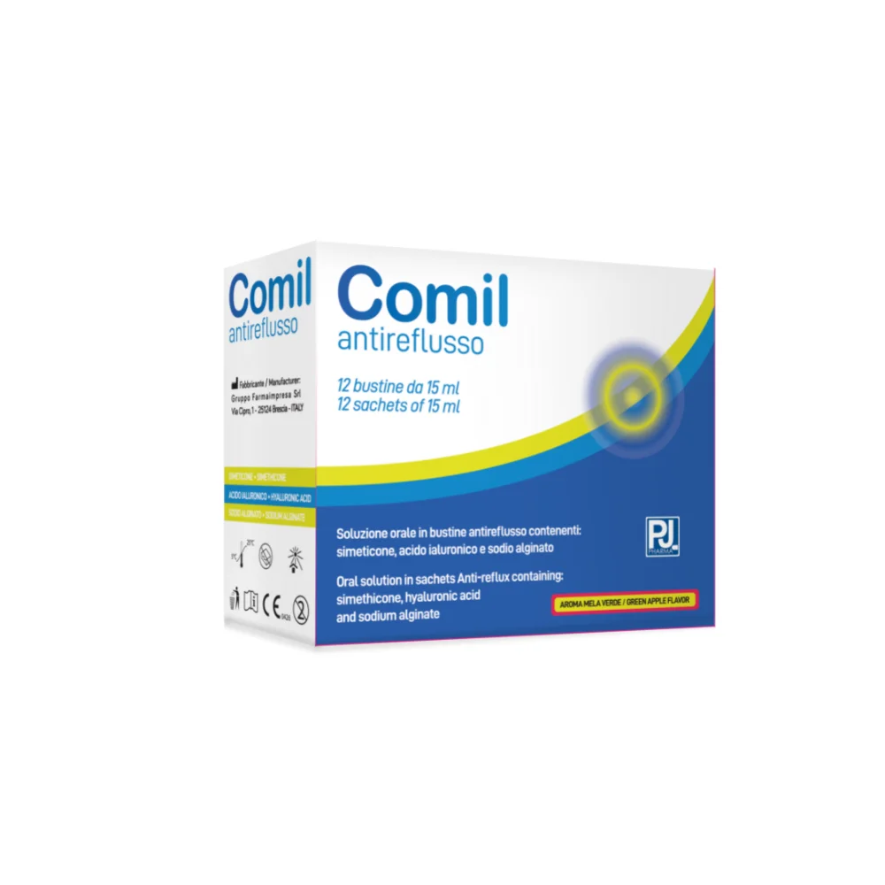 Gruppo Farmaimpresa (pjpharma) high quality italian medical device for Mild gerd with Sodium Alginate Comil antireflux stickpack