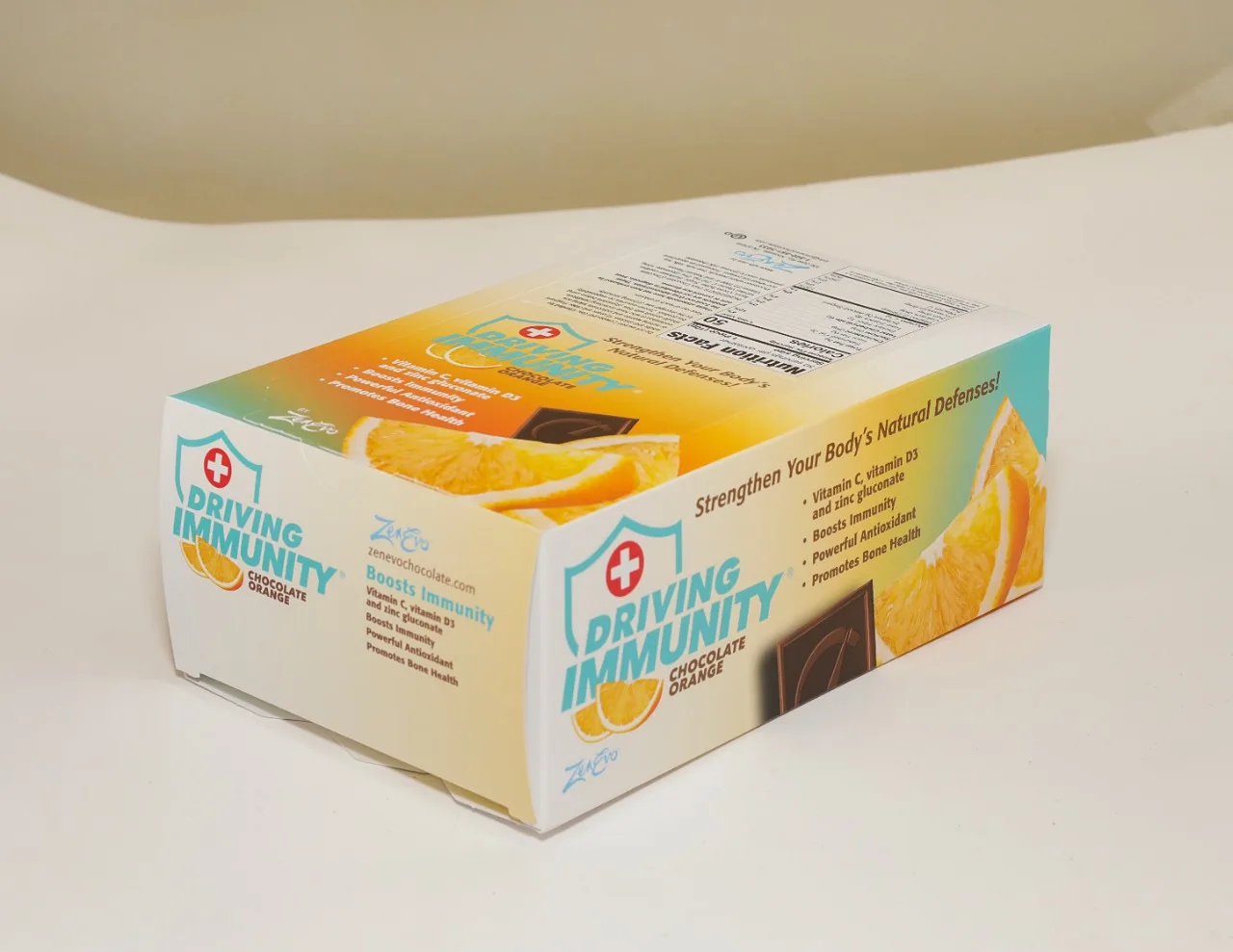 Шоколадные квадраты Zenevo для вождения иммунитета