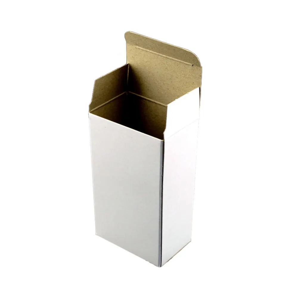 Custom White Reverse Tuck Locks Fasteners Paper Boxes