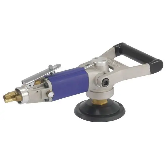4500 rpm Safety Lever, Rear Exhaust Water Wet Air Polisher Sander