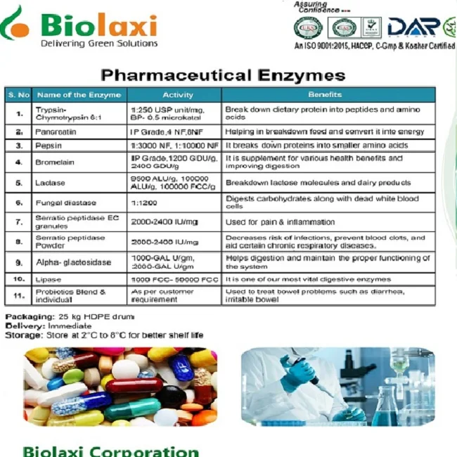 
 Фармацевтические ферменты  