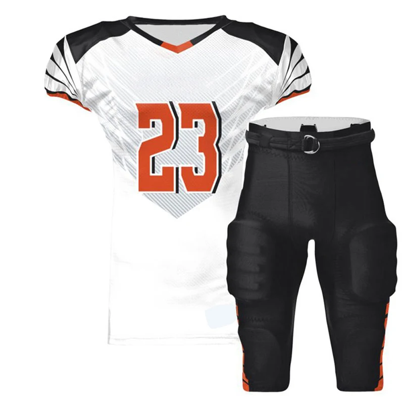 Online Sale Men American Football Uniform Sublimation Football Uniform For Sports Wears Uniforms