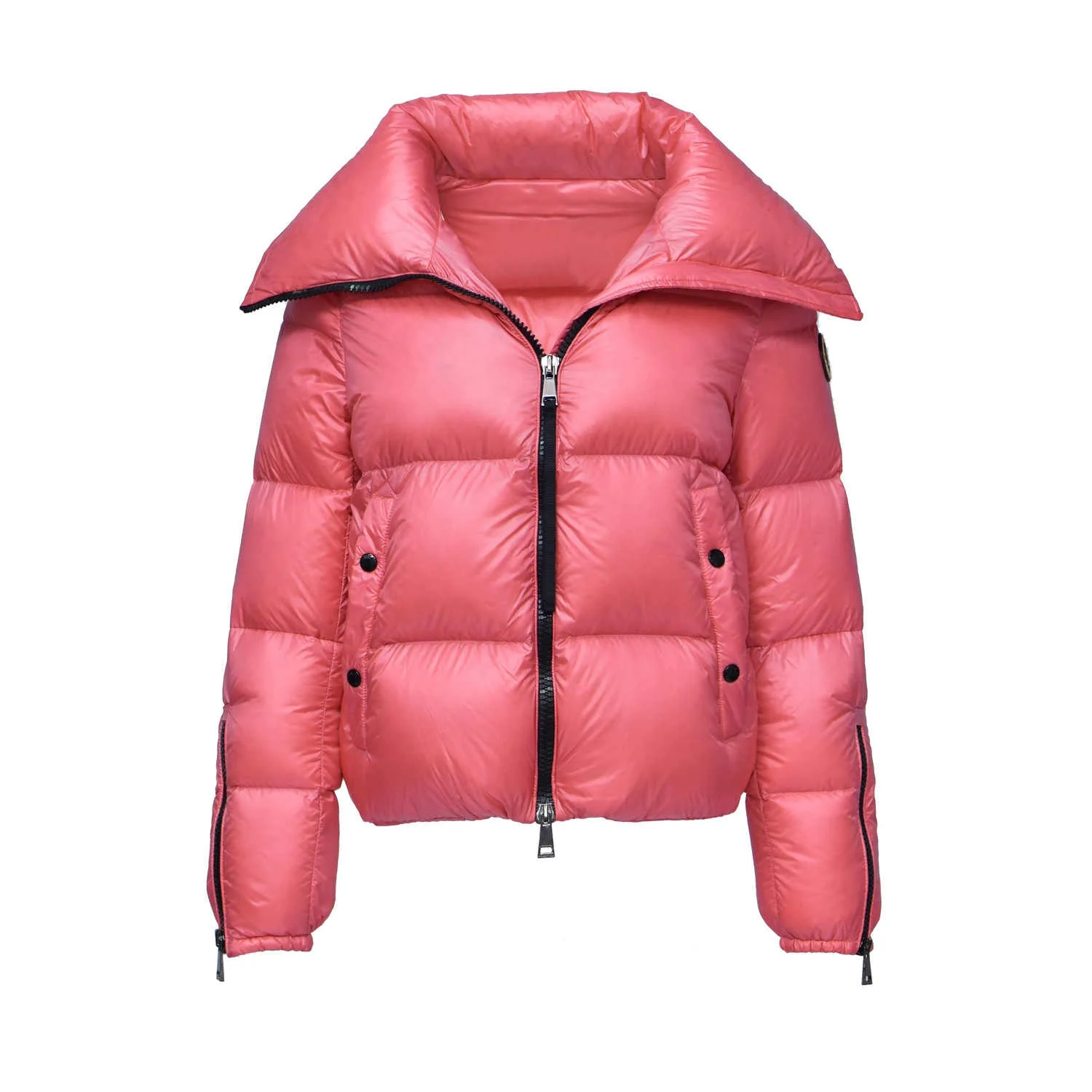 Women Fashion New Design Winter Puffer Shiny Jacket Warm Padding Wholesale Bubble Bomber Jacket