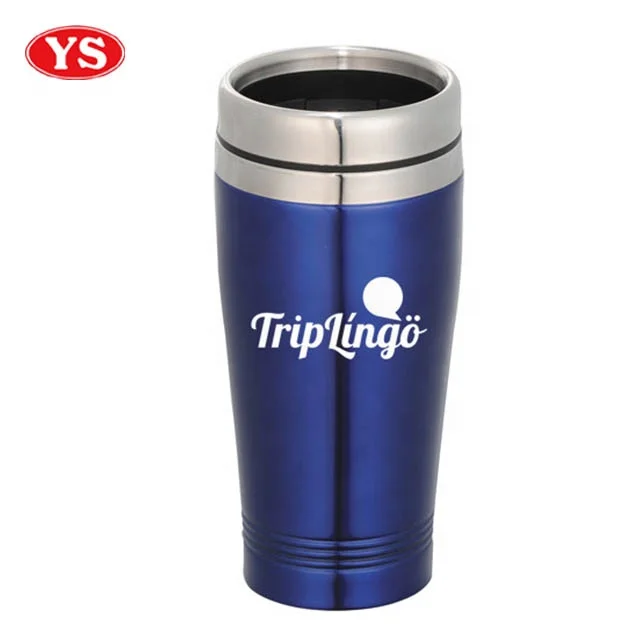 16oz food grade double wall stainless steel auto coffee mug