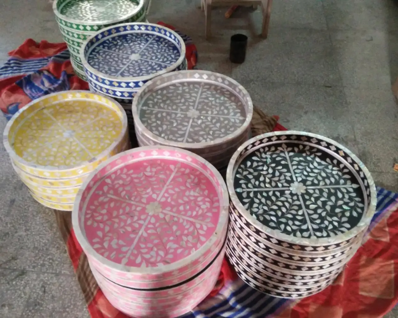 
 Курильница для благовоний ручной работы с синей инкрустацией в виде кости, перламутровая Инкрустация, набор для благовоний Bakhoor Star, Арабская курильница Mubhkar  