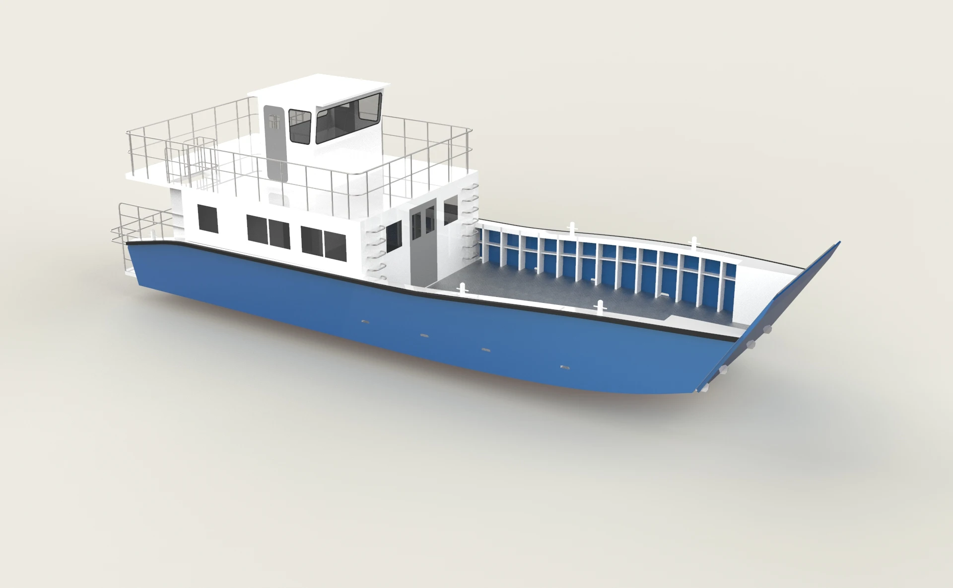 15m multi purpose landing craft 40 passengers and 12 tons loading capacity for sale Kiribati