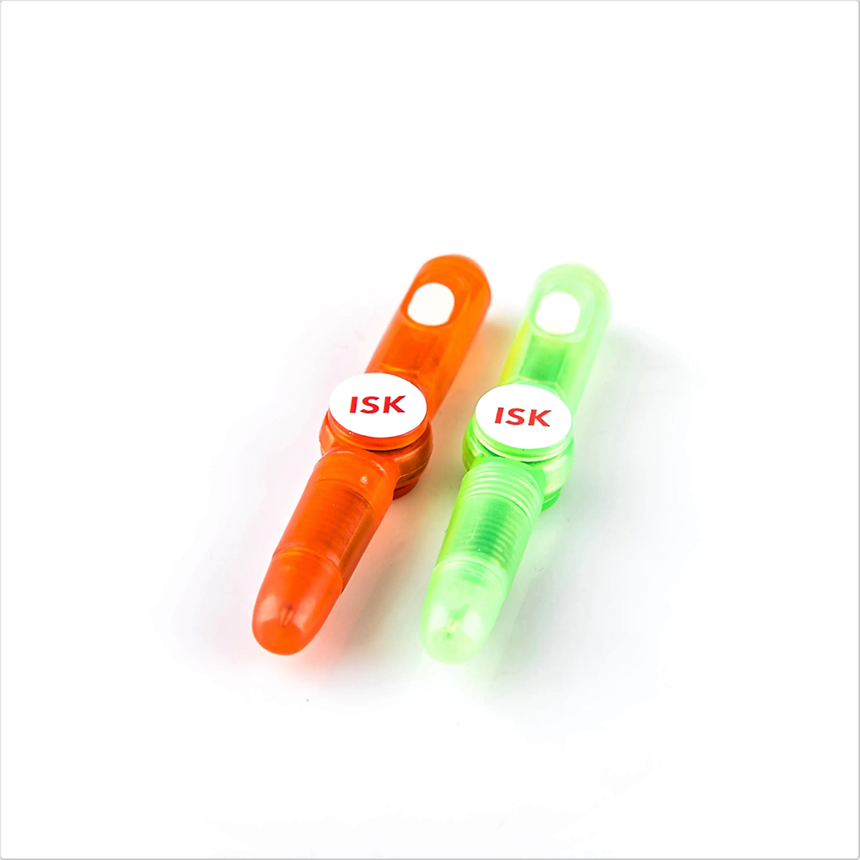 Three in One Finger Fidget Spinner toy bearing with pen and  LED Light