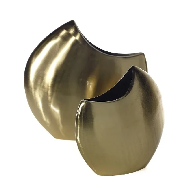 Decorative Metal Flower Vase Gold Finished Handmade Designer Flower Holder Hot Selling Luxury metal Flower Vase
