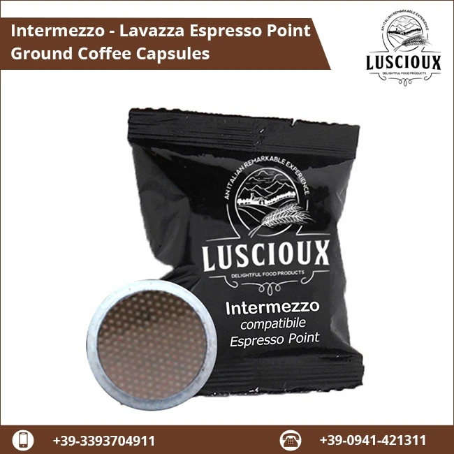 
Highly Demanded Best Quality Intermezzo Lavazza Espresso Point Coffee Capsules 