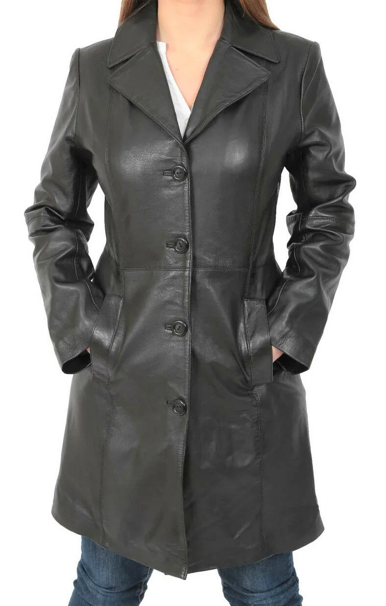 
Genuine Leather Coat For Women 