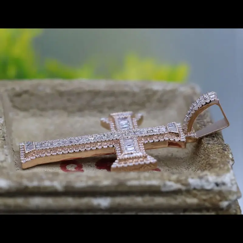  Подвеска с бриллиантами 14 30 гр/с подвеска из натурального золота к роскошные ювелирные украшения натуральных бриллиантов