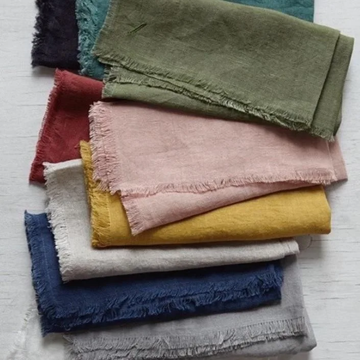  LZ french origin washed organic linen fabric pure for