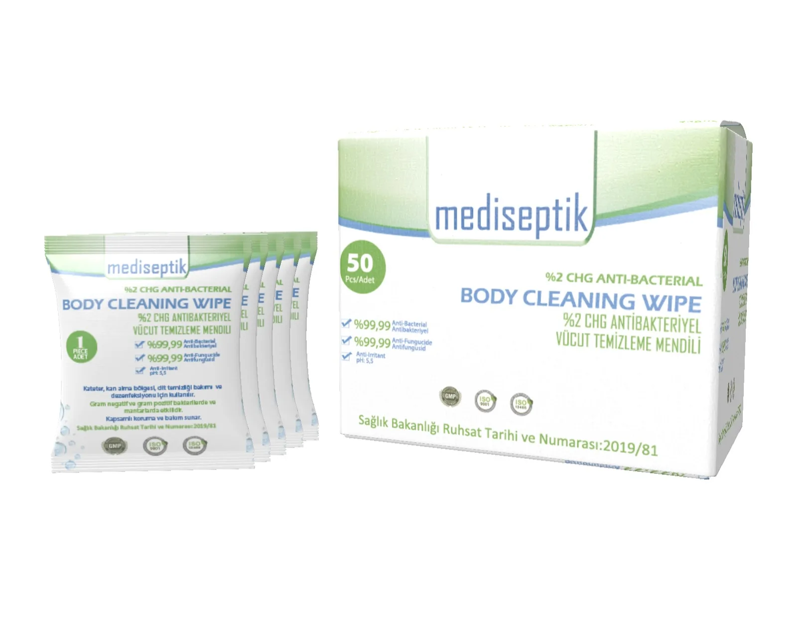 
 Одноразового использования антибактериальные влажные салфетки без спирта  