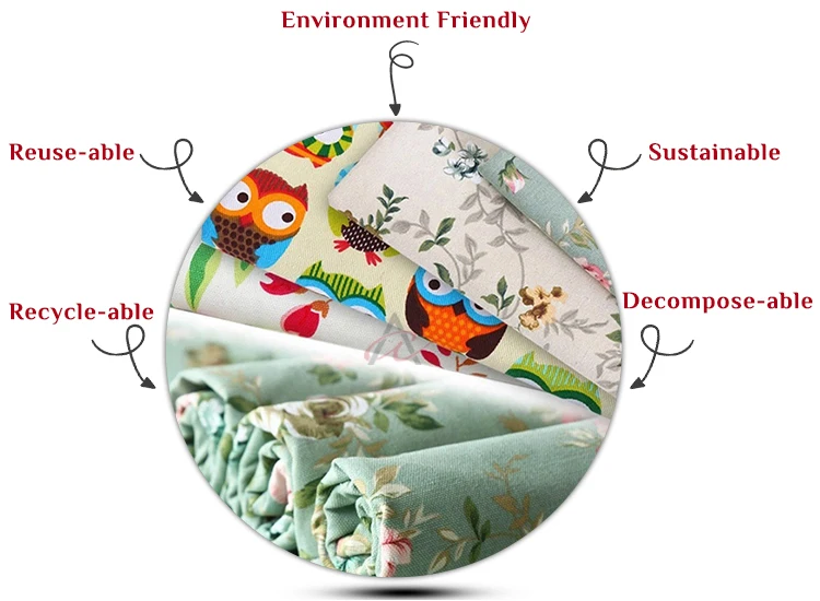 New Huge Demand Cartoon Woven Fabrics Organic Gots 100% Soft Digital Printing Cotton Calico Fabric Cut Pieces for Shoes