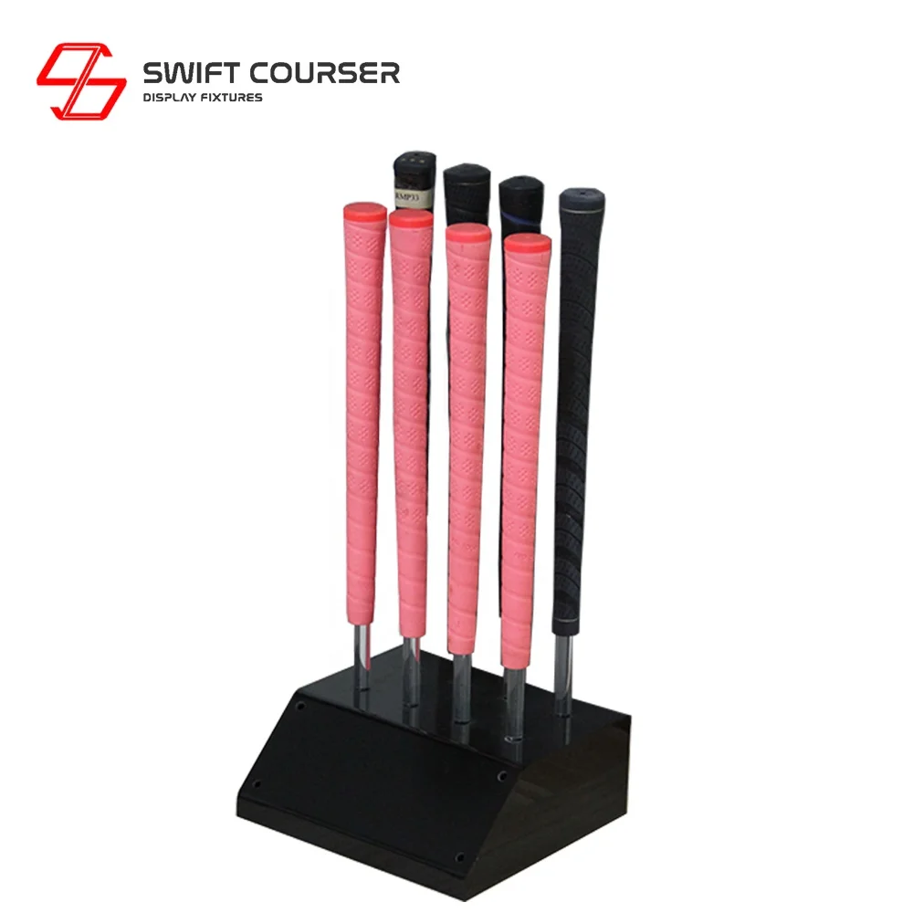 Golf club displays racks grips standard grip equipment stand for sports online store