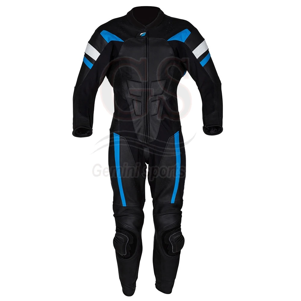 New arrival cowhide leather red and black motorbike leather suits custom made racing suit