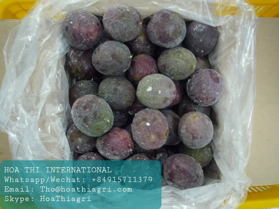 Натуральный вкус замороженные страстные фрукты IQF целая форма 24 месяца Shell Life высокое качество Лучшая цена