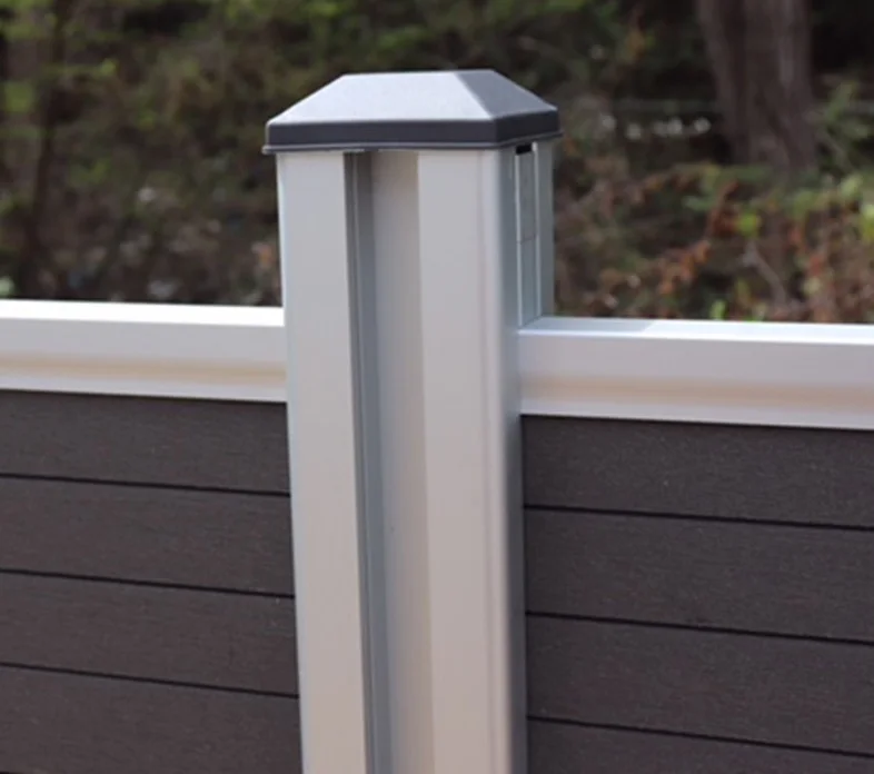 Наружная пластиковая деревянная композитная ограда садовое ограждение водонепроницаемое декоративное деревянное решетка