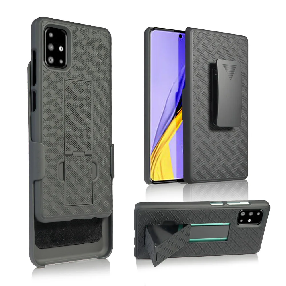 Armor incoming flashing phone case custom logo cell phone case hybrid kickstand mobile cell phone case for Samsung A51