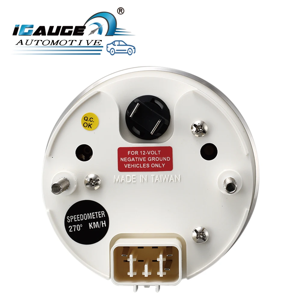 85mm cars electrical speedometer gauge by additional gps and converter kit red face universal modification car