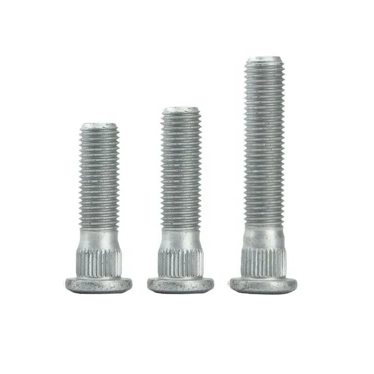 10.9 Grade Carbon Steel Knurled Wheel Bolt for Wheel Adapters and Wheel Spacers
