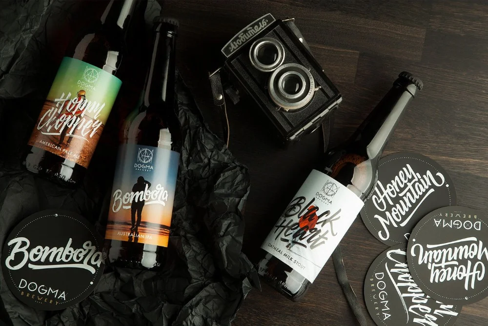 5% Alcohol Vol. Honey Brown Ale Craft Beer