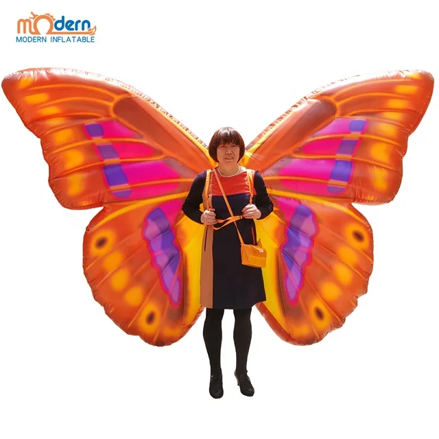 carnival fairy costume inflatable costume wings stage display props disco butterfly costume