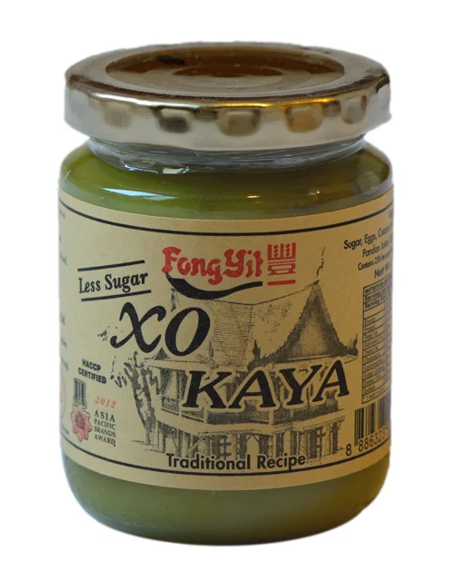 Factory Direct Sale For Healthier Diet 25% Reduced Sugar ISO Certification Breakfast Cream 270G Premium XO Less Sugar Kaya Jam