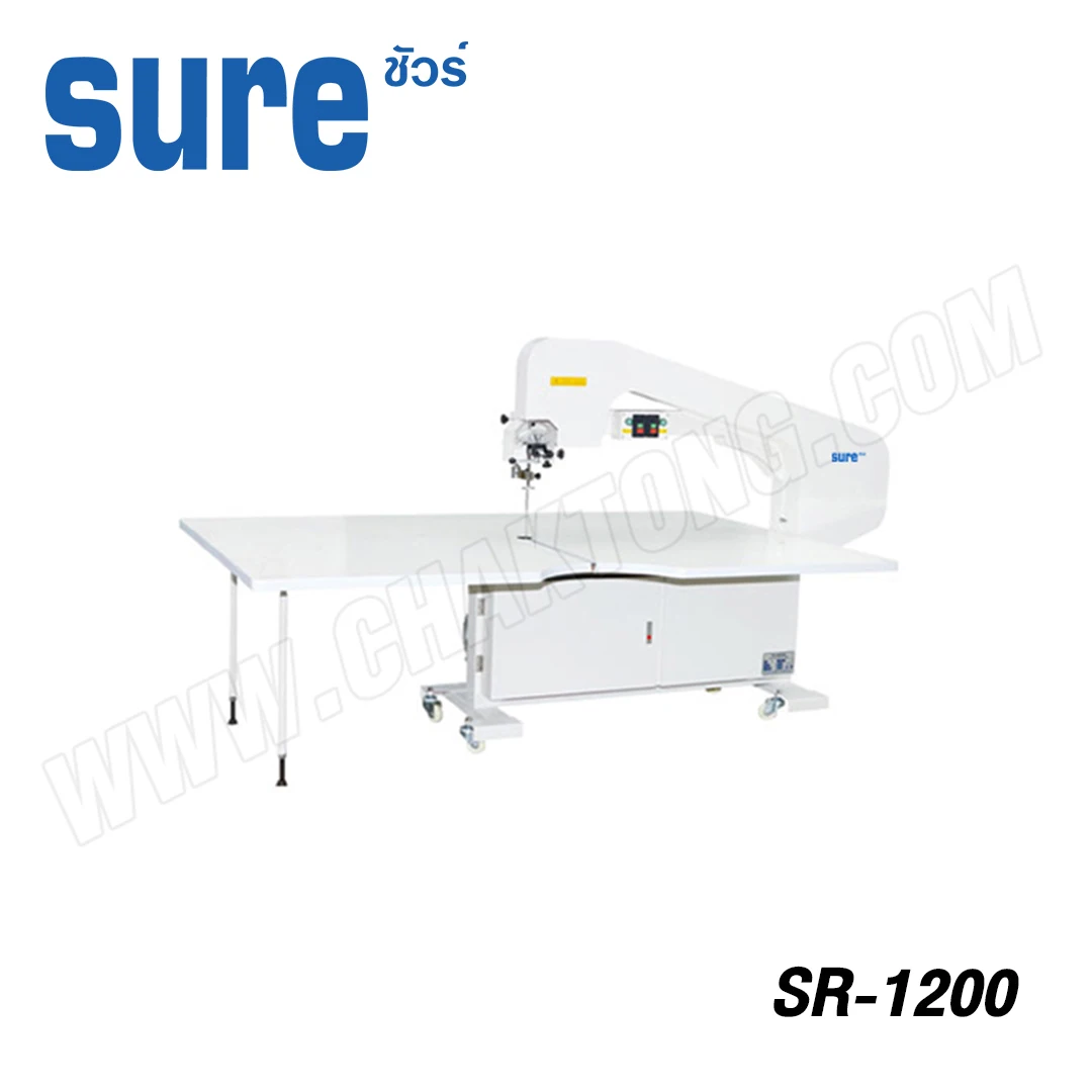 
SR-1200 уверены с регулируемой скоростью Горячий Нож ткань автоматизированная швейная машина для нарезки со специальными плавающие шары на столе 