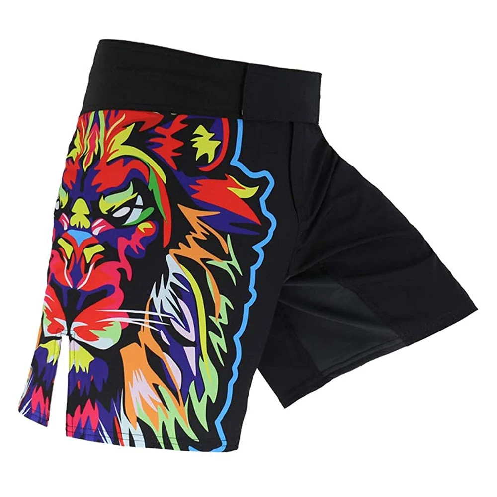 2021 Customized Short Professional Sublimated MMA Shorts Adult Competition Training MMA Fighting Short