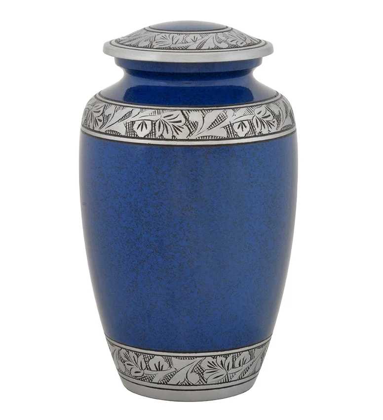 Metal Cremation Urns for Human Ashes in Indian Handicrafts with Discount Sale Wholesale Rates Metal Manufacturers RM Handicrafts