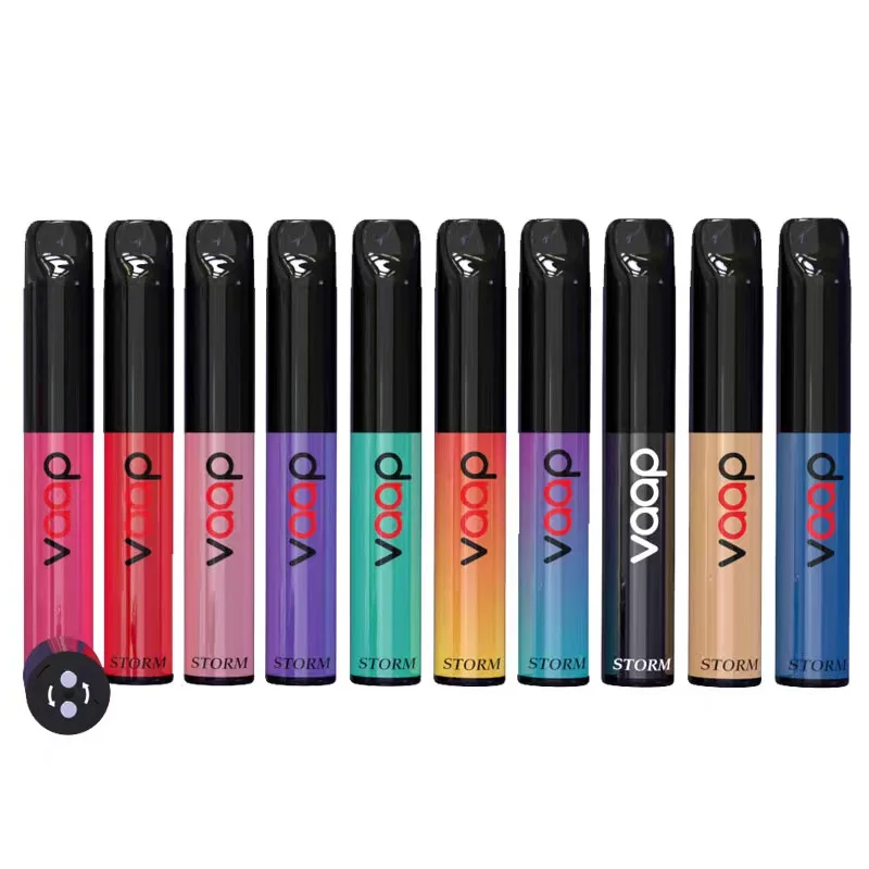 Newest Vape Mod E-Cigarette Vaap Storm Starter Kit Vape Device Atomizer Pod Device 2 Pods 2000 Puffs Disposable Vape Pen