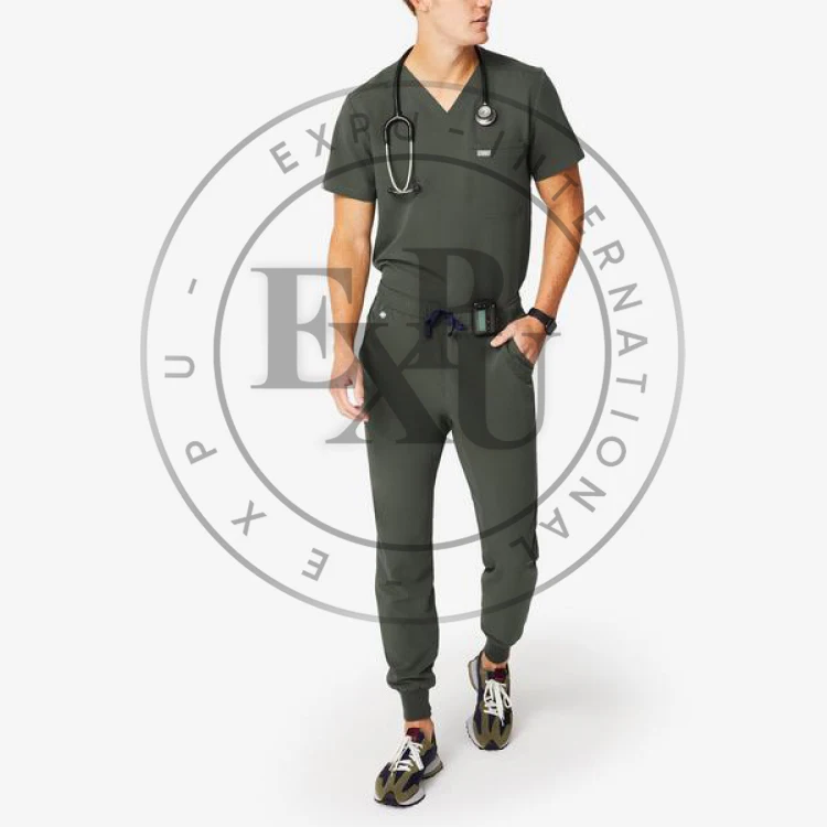 Униформа Больничная медицинская черная для мужчин и женщин, костюм для медсестер, штаны и топы