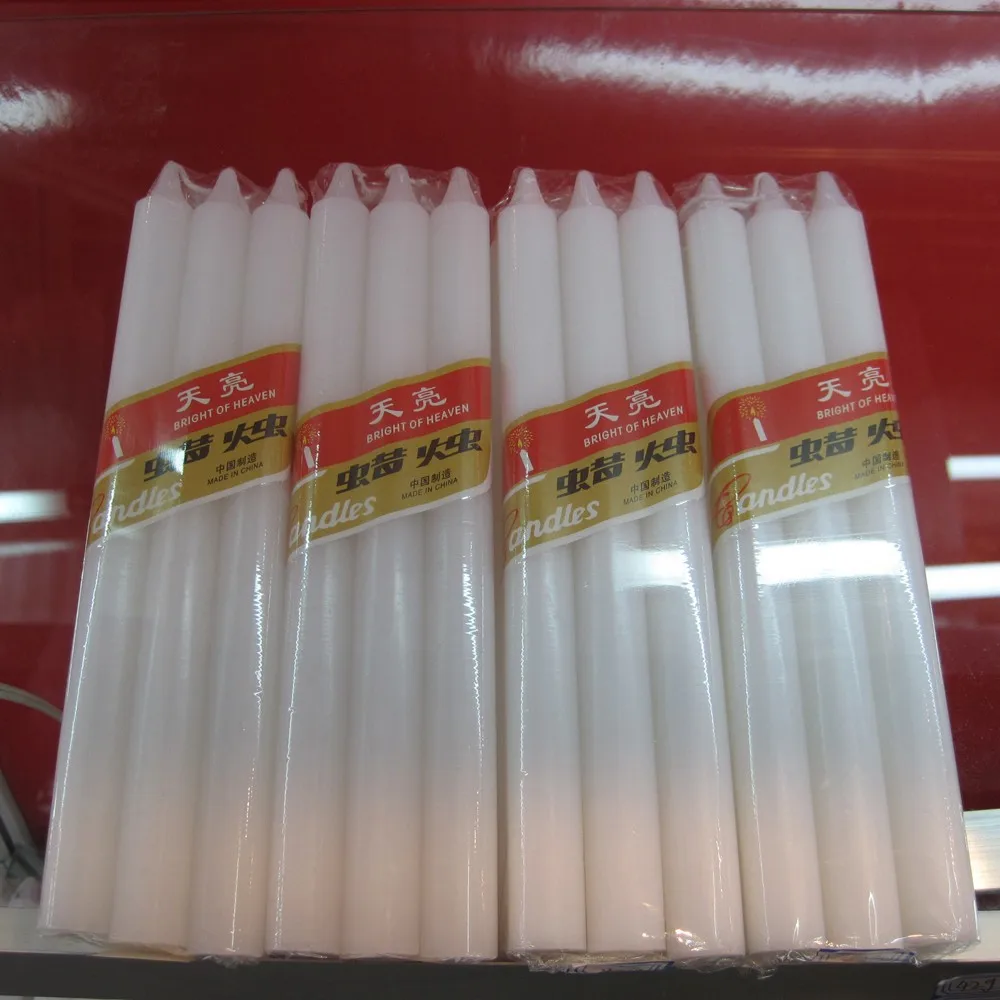 high quality paraffin wax white candle