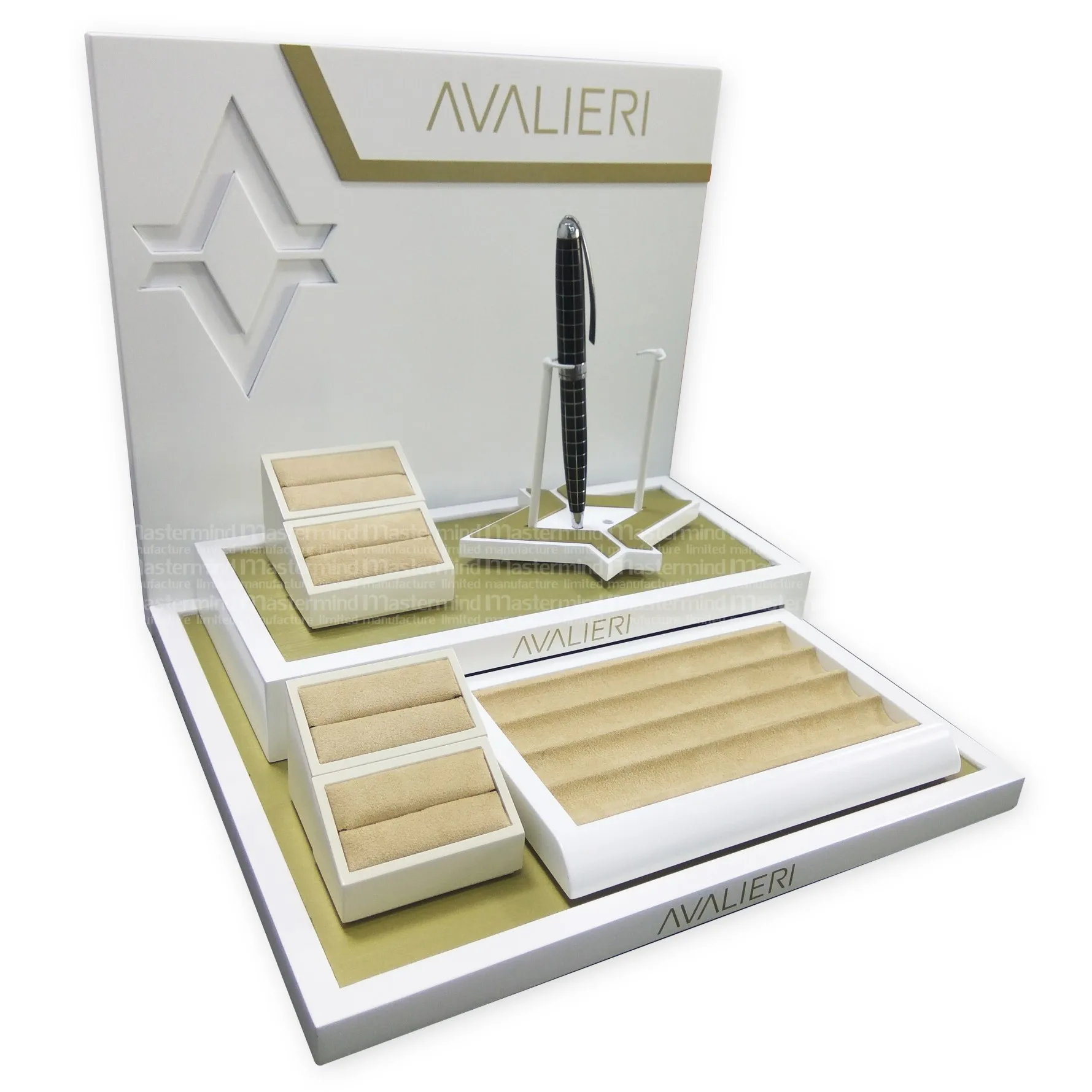 Luxury Eyewear Sunglasses Cosmetics Perfume Skin Care Retail Store POS Counter Display Set Tray Case Stand Holder Decorations