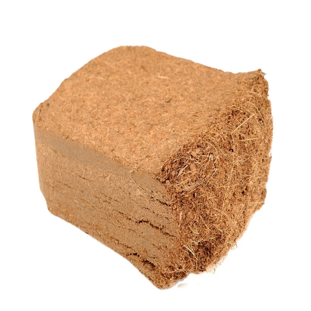 Экологически чистый кокосовый торф для выращивания растений Cocopeat 5 кг сжатые блоки 100% органические во