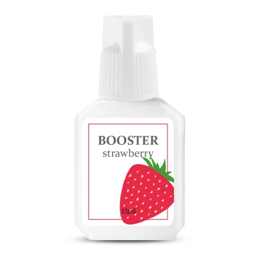 [Korean Eyelash] High Quality Booster Eyelash Glue Strawberry for Eyelash extension 15ml, OEM Service, MADE IN KOREA