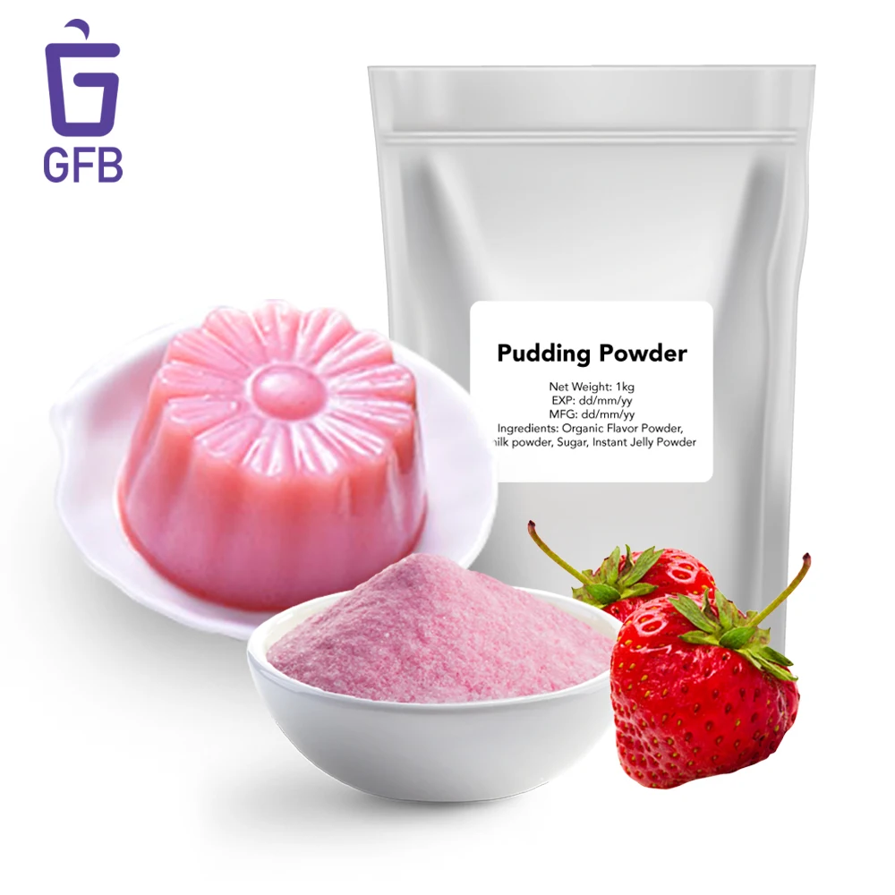Пудинговый порошок с клубничным желе для хлебобулочных и кондитерских изделий