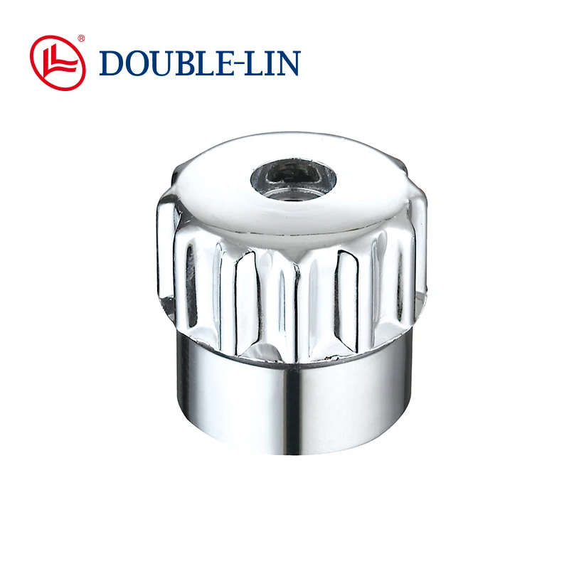 ABS Handle 10 Bar Chrome Plated Angle Valve With Nut