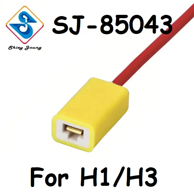 High Temperture Resist H4 Headlight Wire Harness 3 Pin Auto Connector Female UREA Headlamp connector