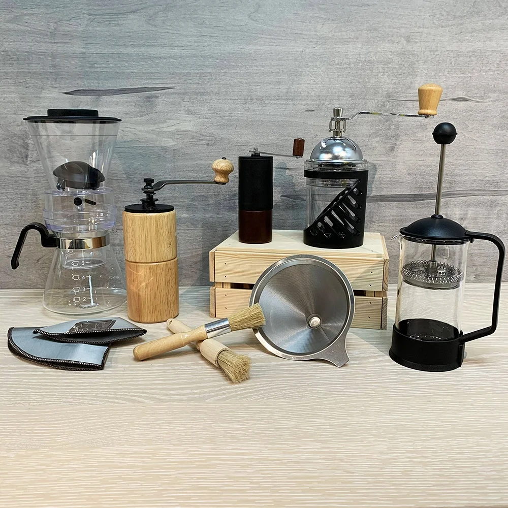 [Holar] Taiwan Made Conical Manual Coffee Grinder with Acrylic