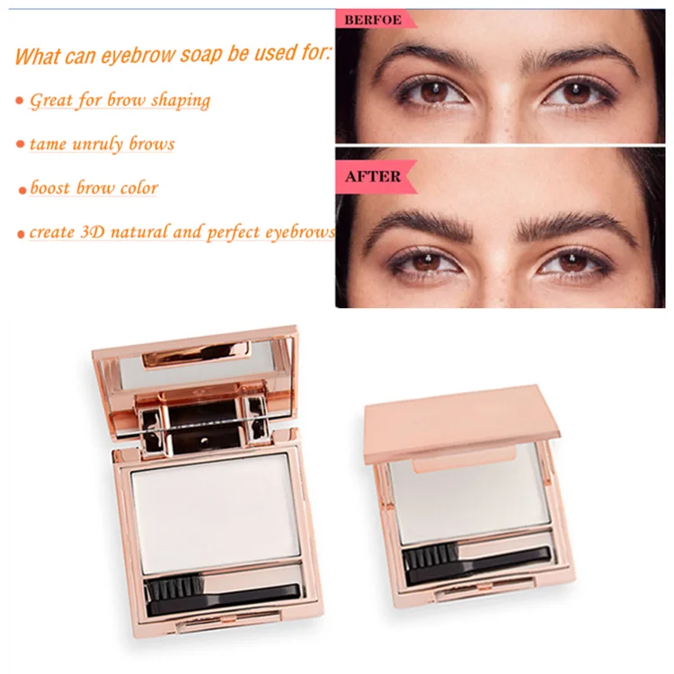 
Private Label Eyebrow Styling Soap Brows Gel Long Brow Soap Kit 