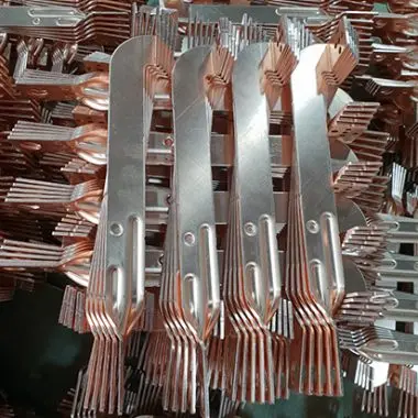 Premium Quality Copper Connector Costal Fabricated Busbars Round Square Flat Shape Good High Temperature Resistance