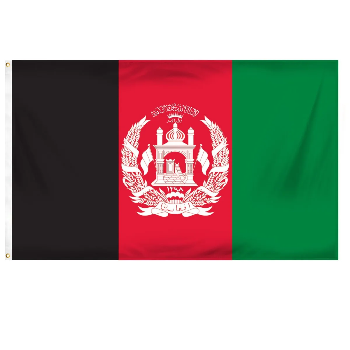 Custom Cheap Price Fast Delivery 3X5 FT Afghanistan Country National Polyester flag