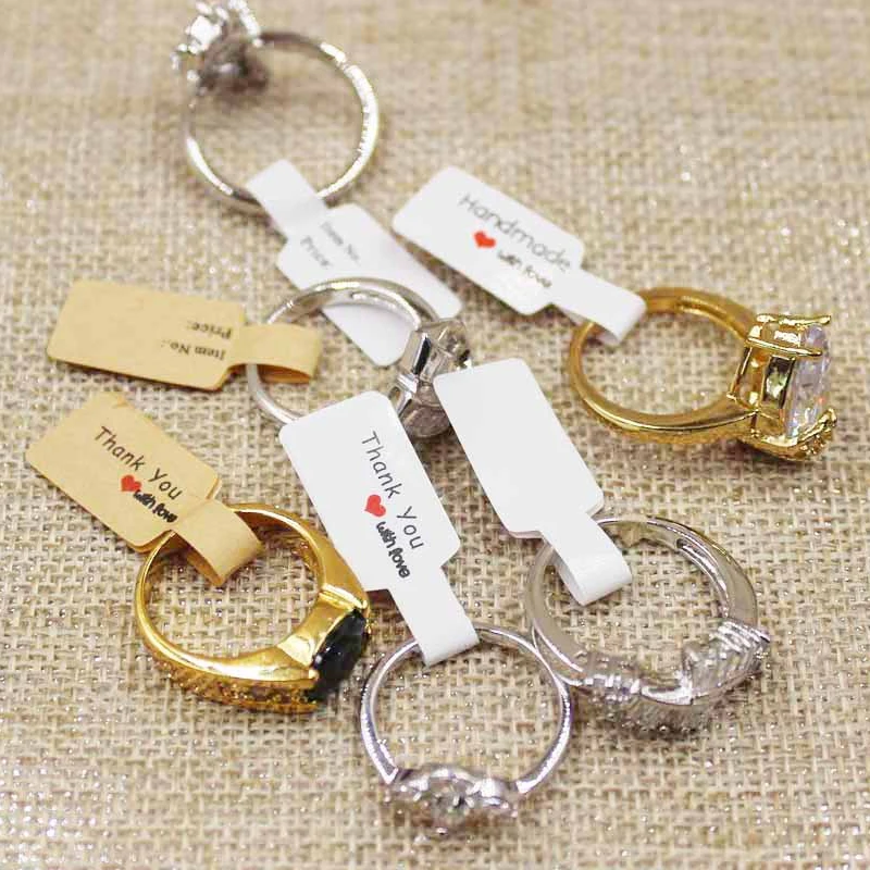 Jewelry Sticker Card Ring Label Hangtag